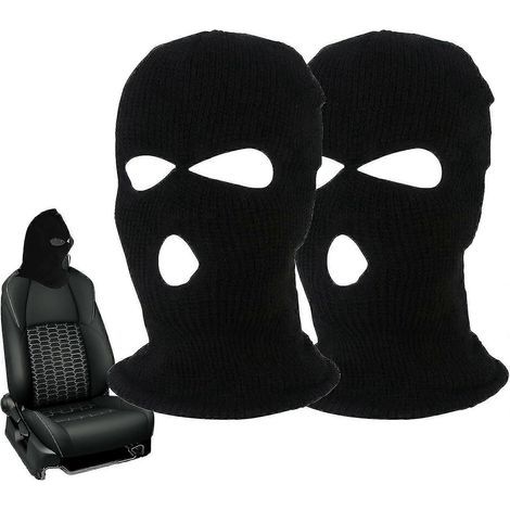 Universeller Auto-Kopfstützenbezug, Set mit 2 personalisierten Autositzbezügen mit lustigem Hut, Kopfstützenschutz für den Vordersitz im Auto für Halloween (schwarz) (1/5)