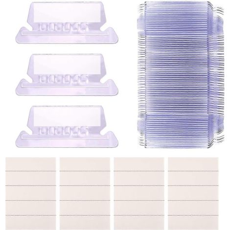 Zoll (ca. 5 cm) große, 60er-Sets Hängeregister und Einlagen, farbige Aktenordner-Etiketten zur Aktenkennzeichnung, gut lesbar (1/3)