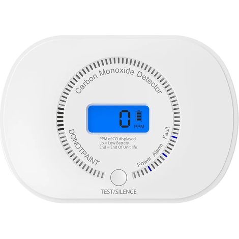Detector de humo, batería de 10 años, sistema inalámbrico interconectado, alarma de monóxido de carbono. (1/2)
