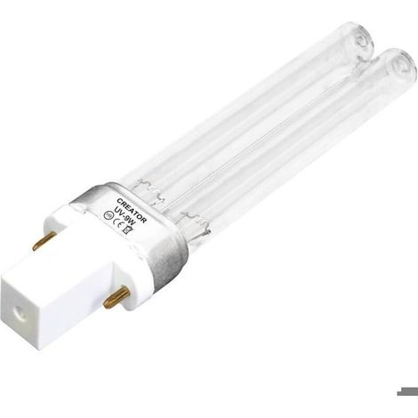Ampoule UV 9W G23 pour stérilisateur aquarium – lumière UVC (1/4)