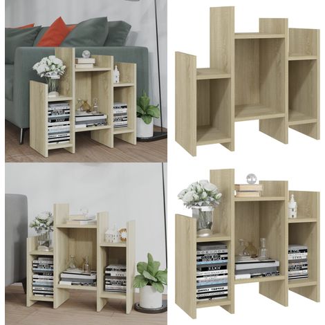 Regalschrank Sonoma-Eiche 60x26x60 cm Holzwerkstoff - Bücherregal - Regal - Wohnzimmer Deko - Holzregal - Beistellschrank - Home & Living (1/5)