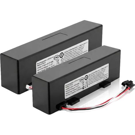 Batteria di ricambio, 14,8 V, capacità 12800 mAh, 2 pezzi (1/2)