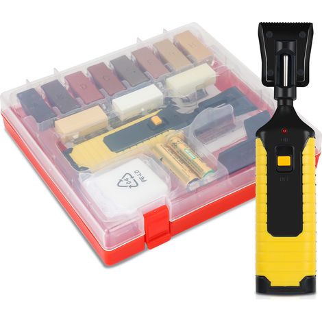 Wolketon Kit de reparación de laminado y azulejos de 17 piezas. Kit de reparación para superficies de azulejos y madera, Kit de reparación para madera. (1/5)