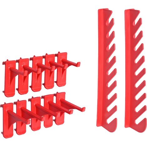 Maison Exclusive - Kit Contenitori 71 pz con Pannelli a Parete Rosso e Nero (1/5)