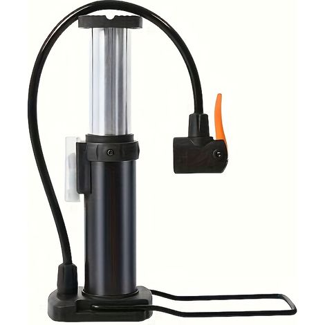Pompe à air manuelle haute pression robuste (1 pièce) avec poignée ergonomique et raccord rapide entrée/sortie - Gonfleur portable pour (1/5)