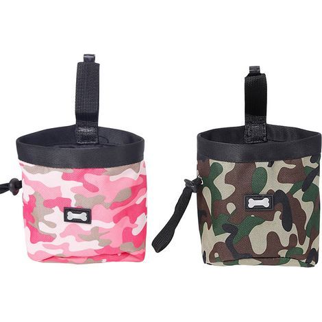 Tarnmuster-Trainingstasche für Haustiere, Hundekotbeutelspender, Bauchtasche für Tierfutter (1/5)