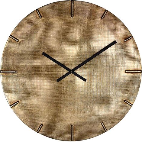 Horloge élégante en or pour intérieur chic - Doré raffiné (1/3)