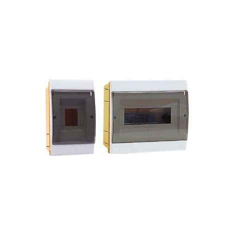 CENTRALINO DA INCASSO CON SPORTELLO FUME' IP40 SERIE ARREDO  mm.175x22x200h per 4/7 moduli  16W (970.06.B)    MARLANVIL