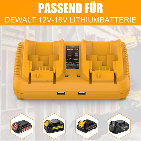 Caricabatterie a doppia porta 12V-18V compatibile con batterie da 18V e 12V Max per la sostituzione DCB102 - ALTRO (1/3)