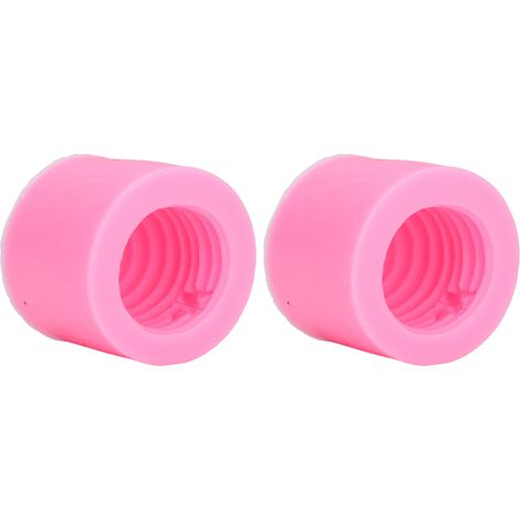 Lot de 2 moules à fondant rose, fiables, durables, élastiques, souples, lavables, pratiques, ustensiles de cuisine décoratifs pour gâteau (1/5)