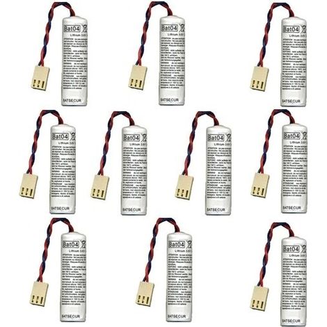 Batsecur 12 batteria litio BAT04 compatibile batli04 logisty 3,6V 2,7 Ah Daitem