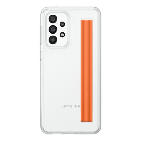 Schutzhülle für Samsung EF-XA336CT A33 5G A336, transparent/transparent, schlankes Armband (1/3)