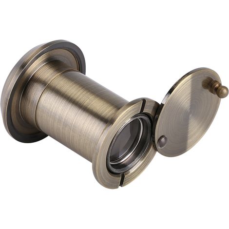 Viseur Optique De Porte En Verre Grand Angle - Matériau Cuivre Résistant - Pour Épaisseur 35mm À 60mm - 1 Pièce (1/5)