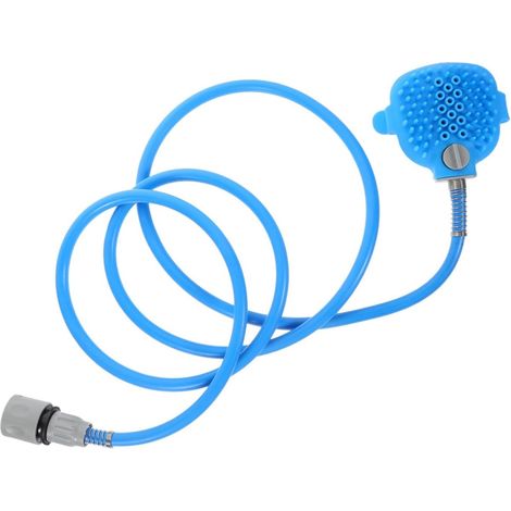 Brosse pour chien - Douchette de bain, brosse de massage et tuyau, outil de toilettage - Nettoyage pratique et bain relaxant (1/5)