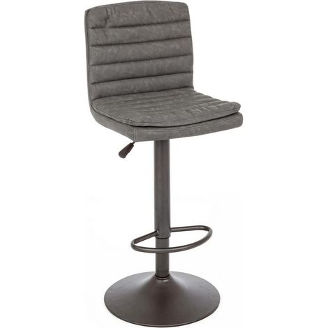 Fashion Commerce Set di 2 Sgabelli Bar Connor Grigio Scuro (1/3)