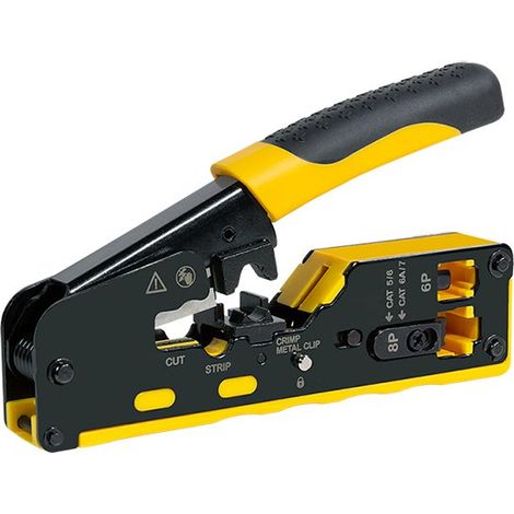 Herramienta de engaste LogiLink wz0060 compatible CAT5 CAT6 (1/3)
