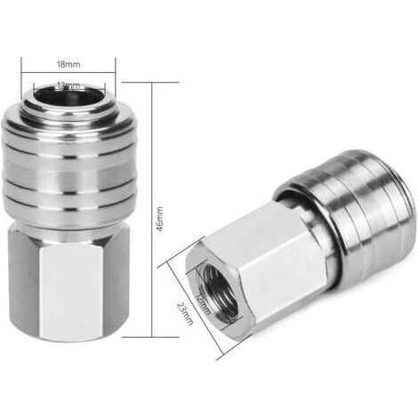 Kit di 10 raccordi per compressore da 1/4" (1/4)