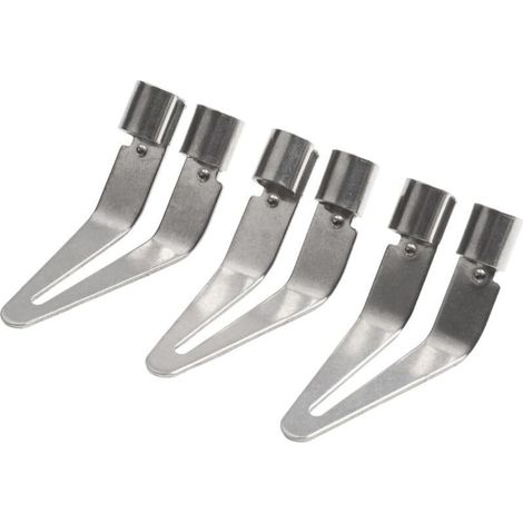 Set mit 3 glatten Spitzen zum Löten von Kunststoffen, Lötspitzen für Kunststoffe, Lötkolben, Lötspitze, Kunststoffglättkopf (1/5)