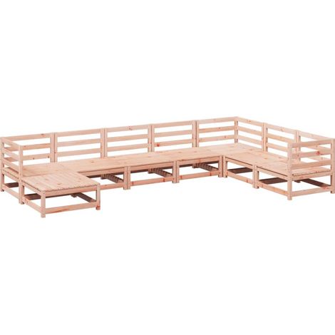 Maison Exclusive - 8-tlg. Garten-Sofagarnitur Massivholz Douglasi