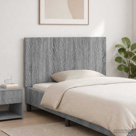 vidaXL Wall-Mounted Headboard DELFT Grey Sonoma Engineered Wood (1/5)