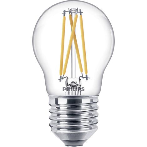 Philips LED 871951432441100 LED CEE D (A - G) E27 forme de goutte 3.4 W = 40 W blanc chaud (Ø x L) 45 mm x 78 mm 1 pc(s) W183852 (1/5)