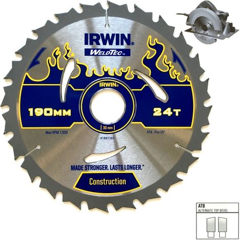 Lame de scie Irwin 160x2 4x20 0 mm Z24