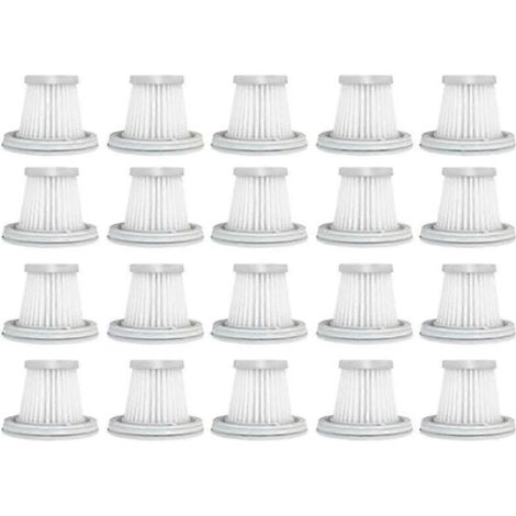 Pack of 20 replacement HEPA filters for Handy SSXCQ01XY vacuum cleaner, home and car accessories H1-AquaForge (1/3)