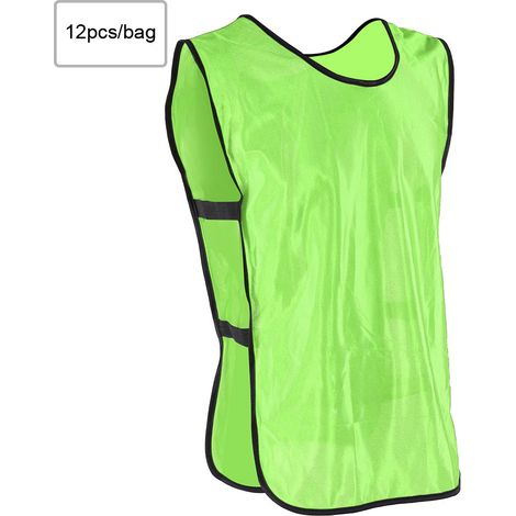 Ärmellose, atmungsaktive Trikots für Erwachsene, Fußball, Basketball, Training, Mannschaftswesten, Gruppen, Grün (1/5)