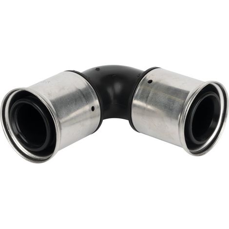 Coude égal multicouche à sertir Henco - Diamètre 32 mm - PVDF