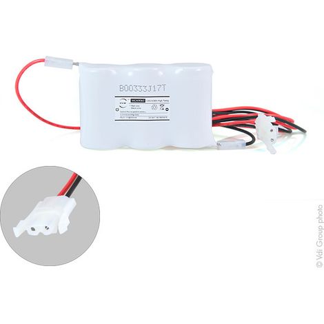 NX - Batterie eclairage secours 3xD ST1 + AMP 3.6V 4Ah (1/2)
