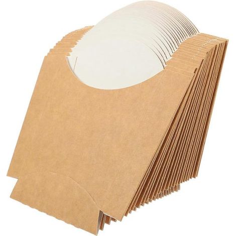Boîtes alimentaires occidentales en papier kraft pour fêtes et collations (100 pièces) (1/5)