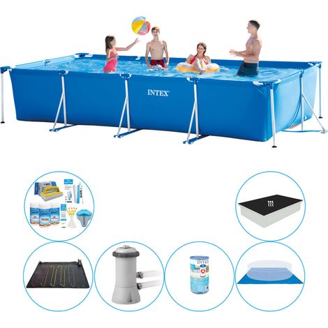 Intex Piscine Tubulaire Rectangulaire - 450x220x84 cm - 6-pièces S20074 (1/5)