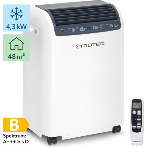 Climatiseur split Trotec PAC 4600 - programmable, télécommande, pour 48m2
