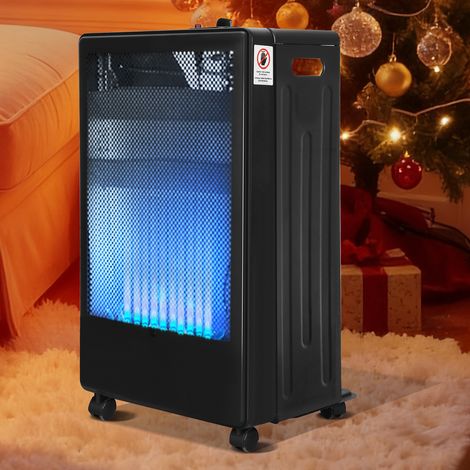 Jiubiaz Calefactor de gas de 3,8 kW con ODS, seguridad antivuelco y corte de llama, estructura plegable compacta (1/5)