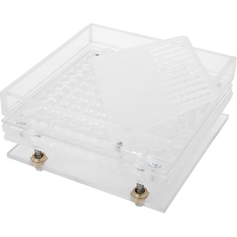 100 emplacements remplisseur de gélules vides avec plaque de répartition poudre, outil de remplissage pour capsules taille 4 (1/5)