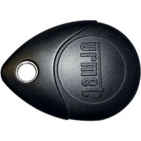 Urmet MEMOPROX - Captiv Mifare 13.56 Mhz black proximity key with metal eyelet