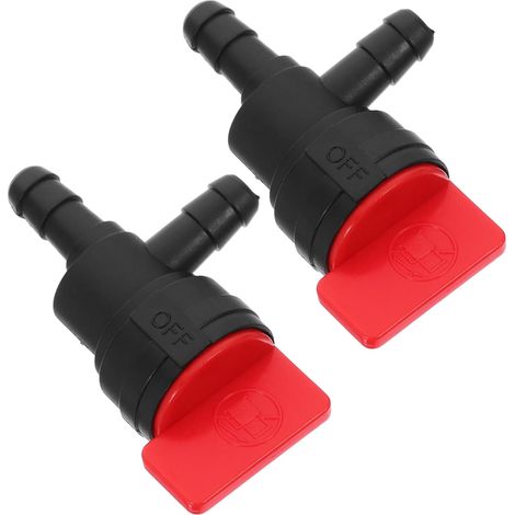 2pièces Robinet De Coupure Pour Tondeuses à Gazon Et Tracteurs De Jardin Du Carburateur Et Prévention Des Déversements (1/5)
