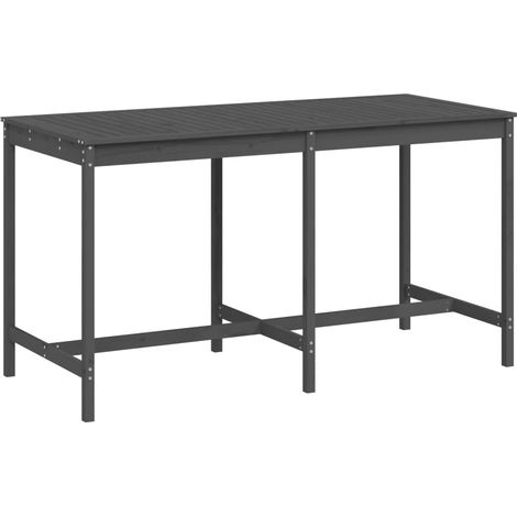 Maison Exclusive - Tavolo da Giardino Grigio 203,5x90x110cm Legno Massello di Pino