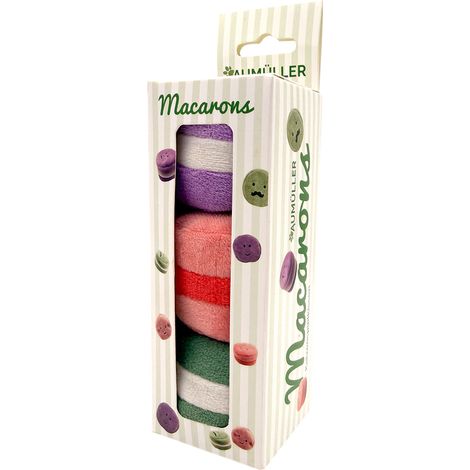 Aumüller Katzenspielzeug Macarons, 3er Set - mit Katzenminze und Silver Vine