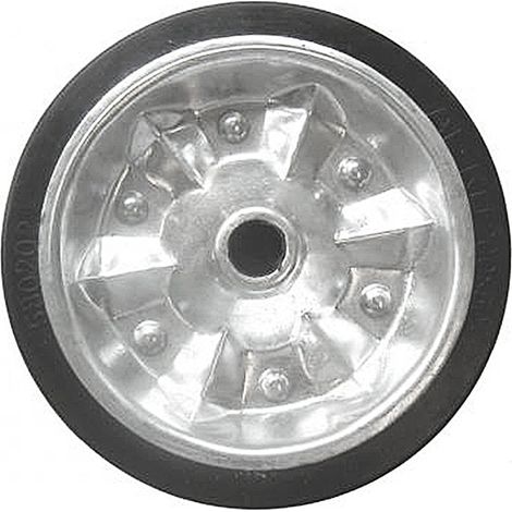 AL-KO Rueda de repuesto Llanta de acero con banda de rodadura de caucho macizo 200 x 50 mm
