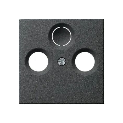 Gira Abd. Conector coaxial para antena System 55 Antracita [086928], 0869 28
