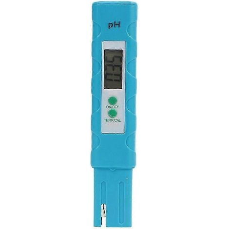 Ce stylo pH numérique mesure le pH de 0 à 14 avec une précision de 0,01. Il peut tester le pH et la température et est compatible avec l'eau potable, les piscines et les aquariums. (1/5)