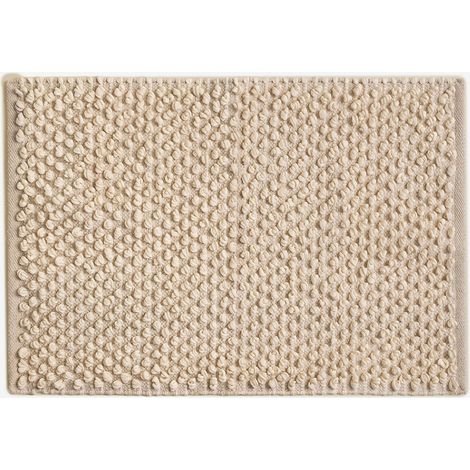 SKLUM Badezimmerteppich (50x80 cm) Niram Beige Leinen (1/5)