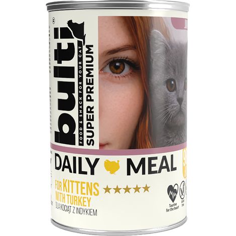BULTI Repas Quotidien pour Chatons Dinde 400g (1/4)