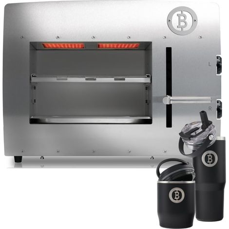 BEEFER E-BEEFER XL 800°C grill de calor superior con taza termo y recipiente termo en juego - 1210003-Set1 (1/5)
