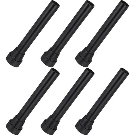 6 tubos de acero inoxidable para patas de trampolín con almohadillas de goma antideslizantes para accesorios de trampolín, repuesto para exteriores