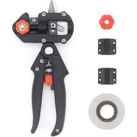 royaluxe-Kit D'outils de Taille pour Greffes, Sécateur Professionnel pour Arbres Fruitiers Avec Ruban de Greffe pour La Taille Des Branches D'arbres Fruitiers (1/5)