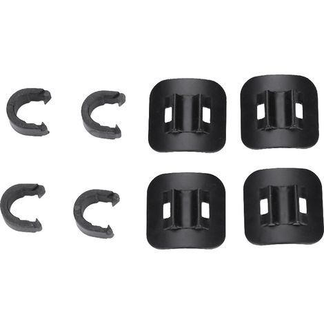 4 pièces Guide de Câble de Frein pour VTT, Adaptateur de Dérailleur et Attache Cadre en C pour Vélo (1/5)