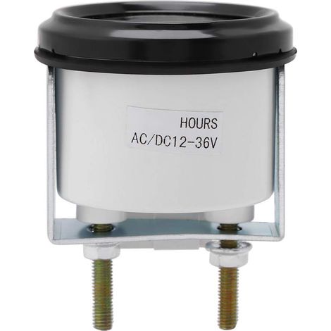 Compteur horaire, Tachymètre compteur horaire inductif 12-36V DC AC 6 Digit pour bateau, tracteur, générateur, moteur, tondeuse (1/5)