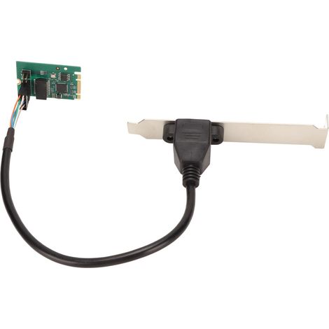 Carte réseau serveur Gigabit 2.5G M.2 B+M, port RJ45 unique, Plug & Play, compatible Windows 10 32/64 bits (1/5)